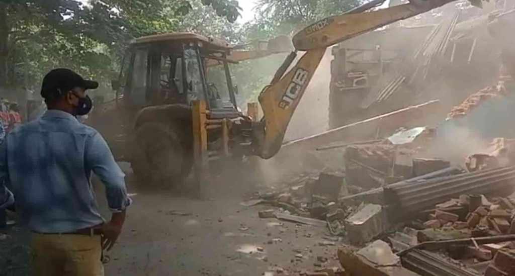 railway area demolition anti encroachment