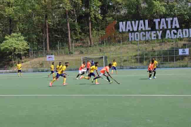 Hockey match 1 Day 4 of the Naval Tata Hockey Championship 2023 sees exciting victories NTHA Hockey Ranchi top their pools with 9 points each Town Post