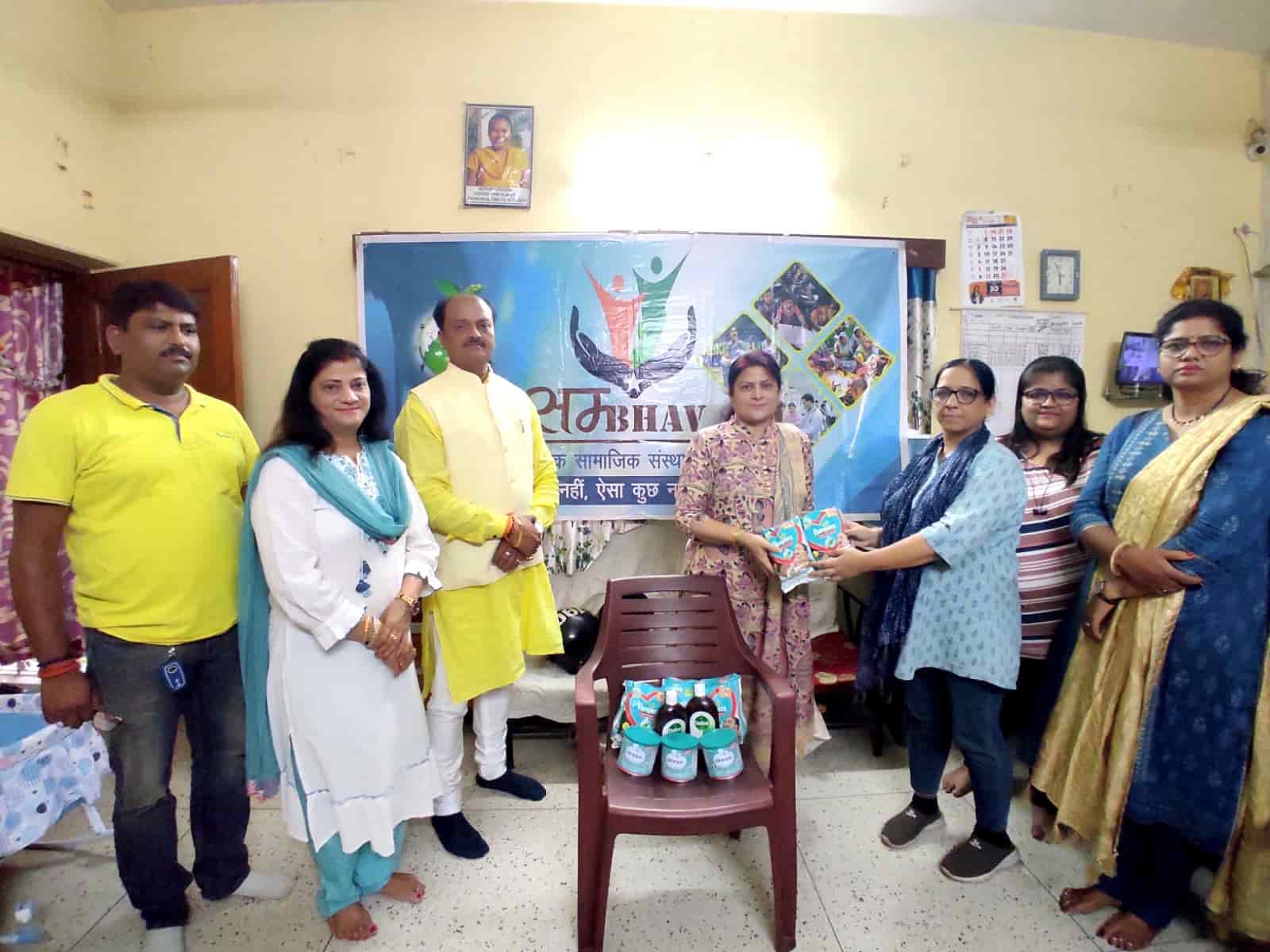 sambhav 2 Sambhav NGO steps up to aid Sahyog Village Child Adoption Center with essential items such as diapers lactogen and dettol met with gratitude Town Post