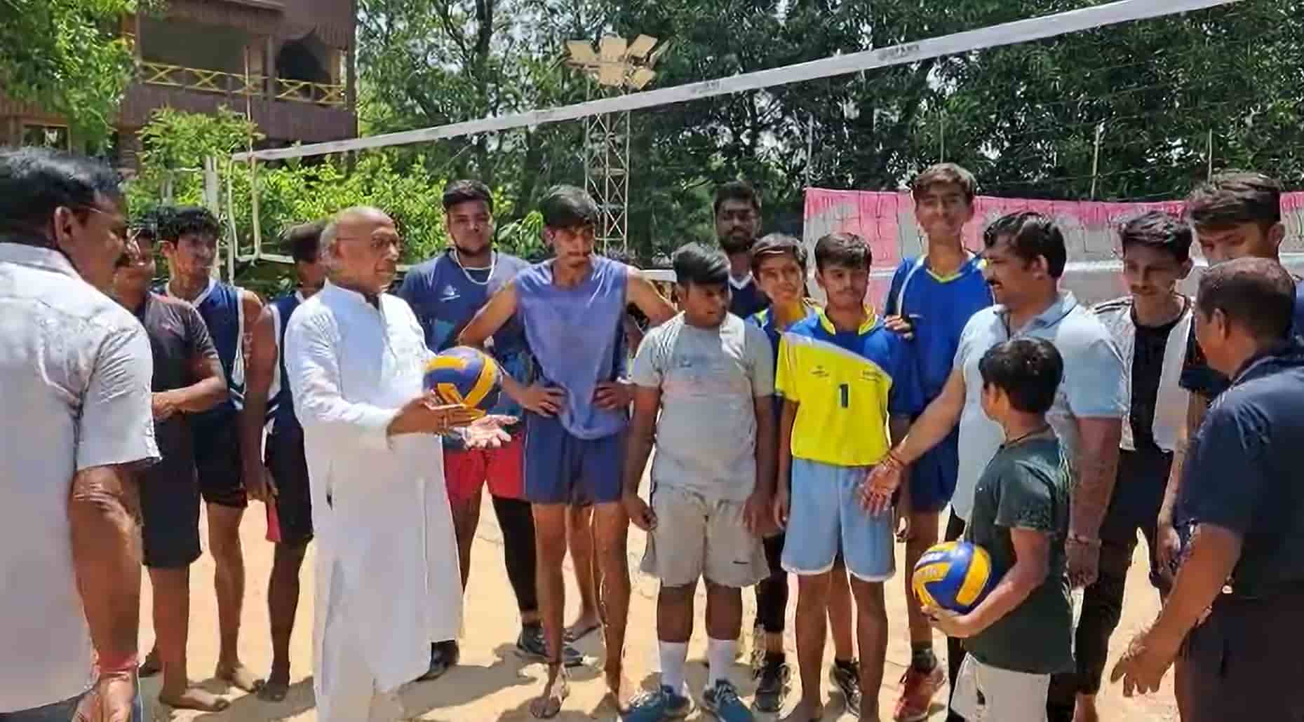saryu roy 6 Annual interstate wrestling event evolves to international volleyball with 27 teams participating The game was inaugurated by MLA Saryu Roy Town Post