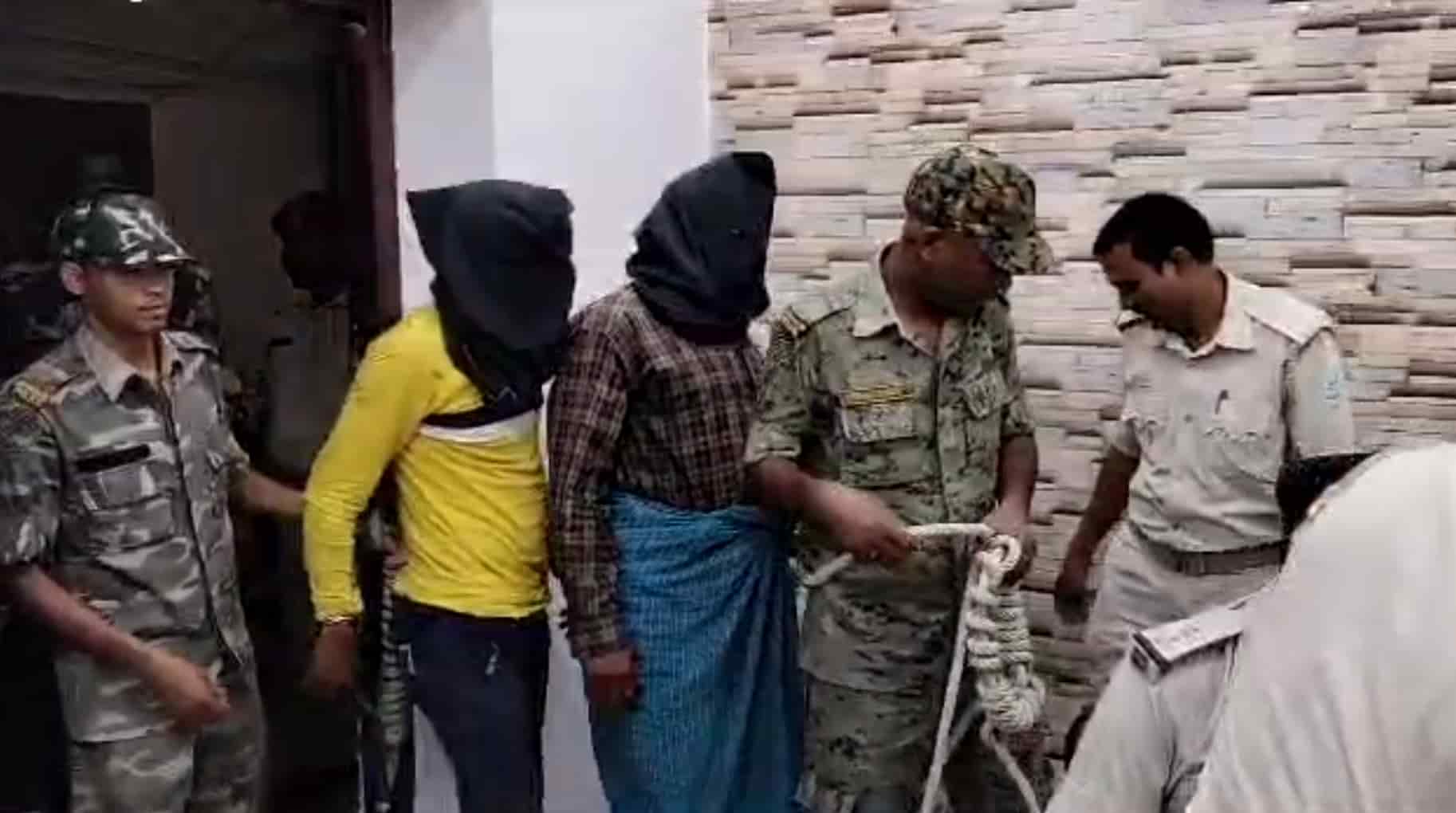 Four individuals, including a woman, have been arrested by the police for allegedly murdering a man over a suspected extramarital affair. The victim's body was discovered on June 7, with hands bound, in Meghasai under Potka police station, East Singhbhum.