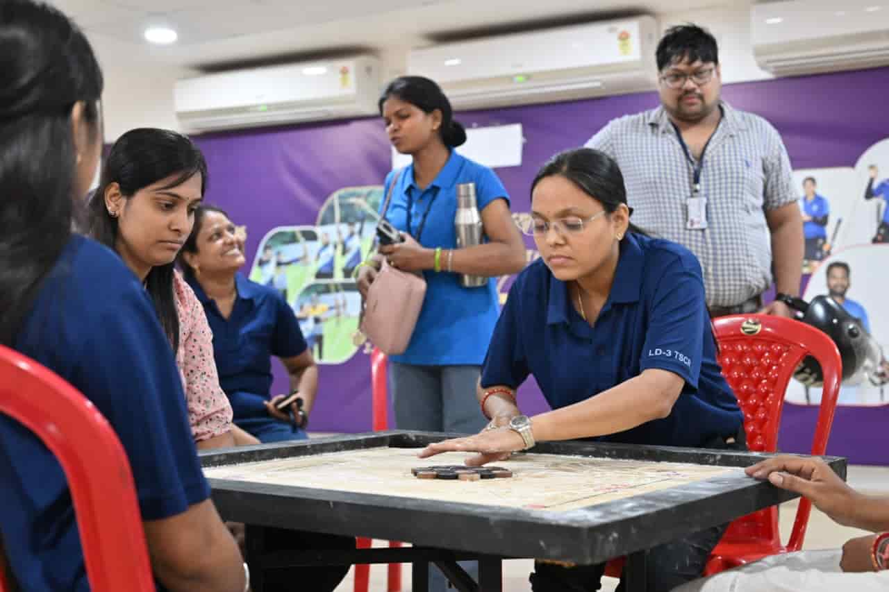 The Sports Department of Tata Steel successfully organized a two-day Inter-Joint Development Council (JDC) Carrom Championship, fostering a healthy competitive spirit among employees.