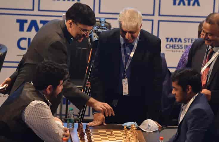 Kolkata, India. 06th Sep, 2023. Indian International chess player  Rameshbabu Praggnanandhaa seen playing in the fifth edition of the Tata  Steel Chess India tournament 2023 at Bhasa Bhavan. (Photo by Dipayan  Bose/SOPA